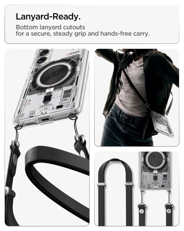Захисний чохол Spigen Ultra Hybrid Neo One (MagFit) для Samsung Galaxy S26 (S942) - Clear: фото 13 з 13