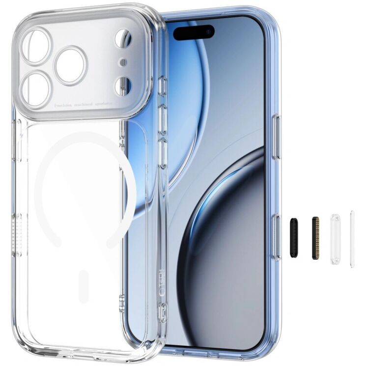 Захисний чохол Tech-Protect Magpeak MagSafe для iPhone 18 Pro / 17 Pro (5906302325382) - Clear: фото 2 з 10