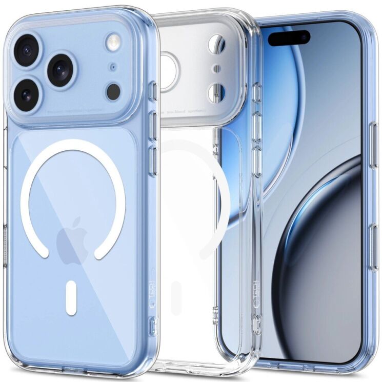 Захисний чохол Tech-Protect Magpeak MagSafe для iPhone 18 Pro / 17 Pro (5906302325382) - Clear: фото 1 з 10