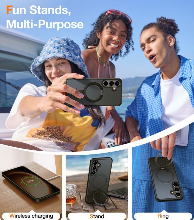 Захисний чохол TORRAS Upro Case для Samsung Galaxy S25 (S931) - Black: фото 7 з 7