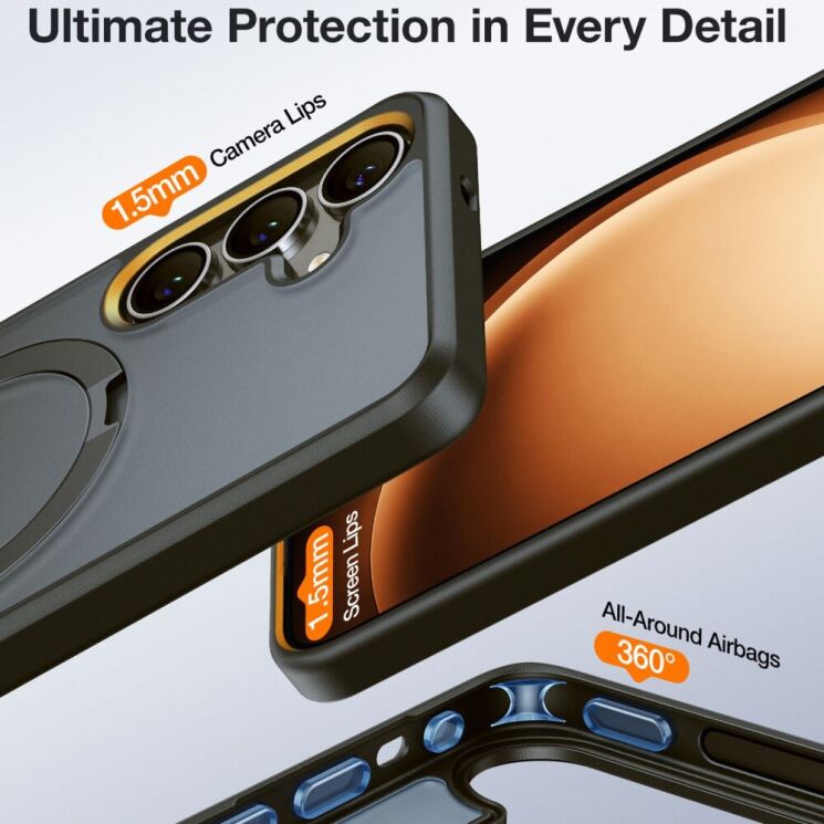Захисний чохол TORRAS Upro Case для Samsung Galaxy S25 (S931) - Black: фото 3 з 7