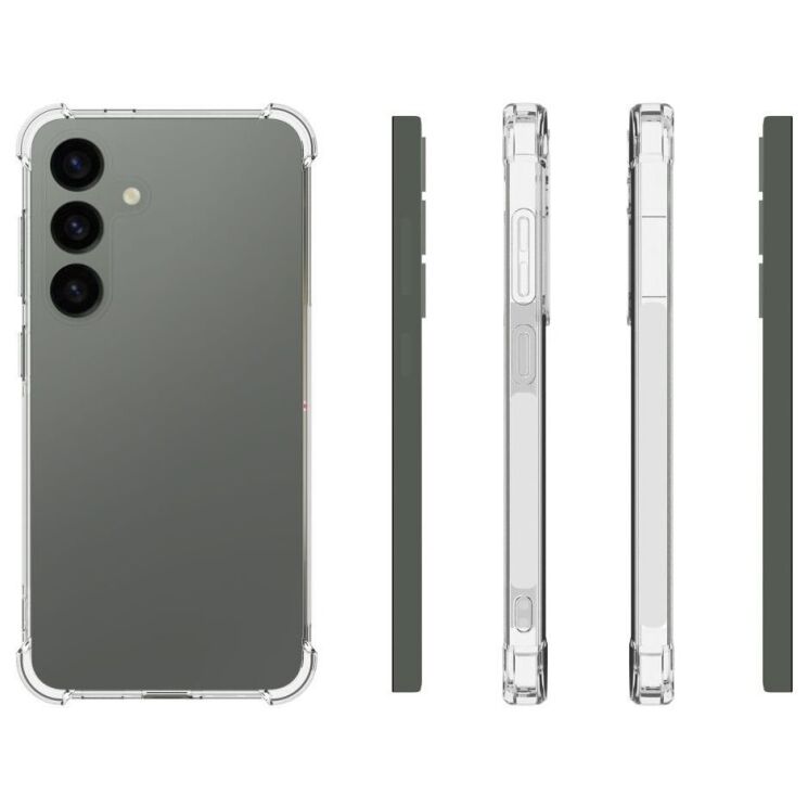 Защитный чехол UniCase AirBag для Samsung Galaxy S24 - Transparent: фото 5 из 5