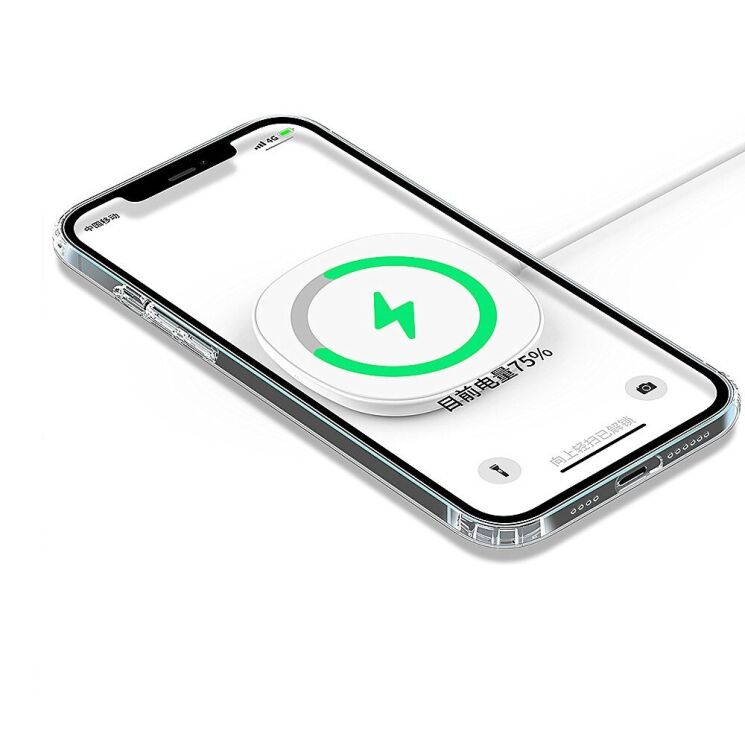 Защитный чехол UniCase AirBag MagSafe для Apple iPhone 15 Plus - Transparent: фото 7 из 9