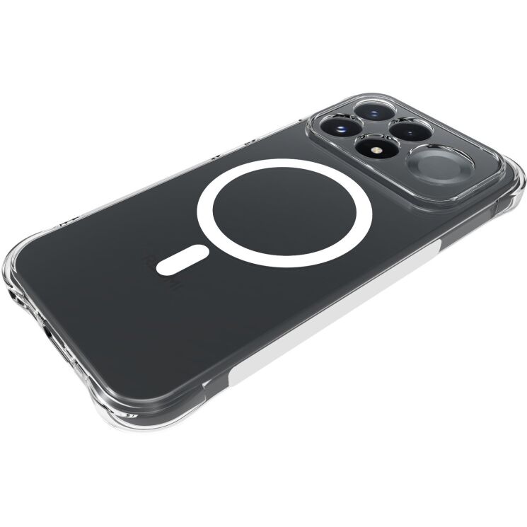 Защитный чехол UniCase AirBag MagSafe для Xiaomi Poco F9 Pro - Transparent: фото 3 из 5