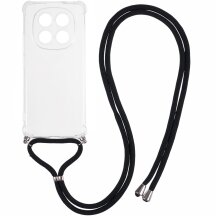 Защитный чехол UniCase AirBag with Strap для Xiaomi Redmi Note 15 Pro 5G - Transparent: фото 1 з 5