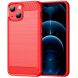 Защитный чехол UniCase Carbon для Apple iPhone 13 - Red (370802R). Фото 1 из 9