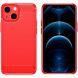Защитный чехол UniCase Carbon для Apple iPhone 13 - Red (370802R). Фото 2 из 9