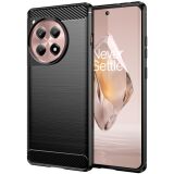 Силіконовий (TPU) чохол UniCase Carbon для OnePlus 12R / Ace 3 - Black: фото 1 з 8