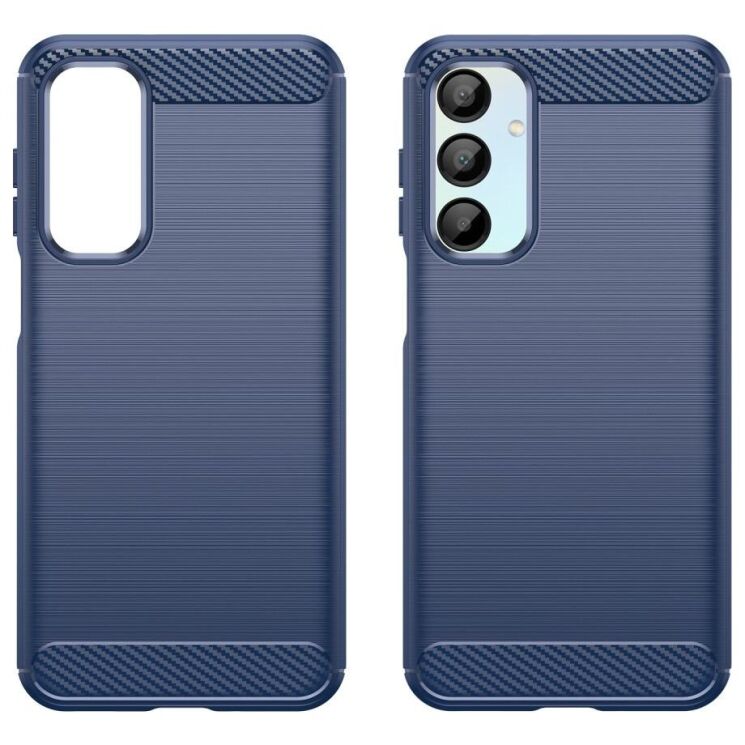 Защитный чехол UniCase Carbon для Samsung Galaxy A16 (A165) - Blue: фото 2 из 8