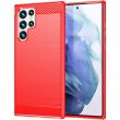 Защитный чехол UniCase Carbon для Samsung Galaxy S22 Ultra (S908) - Red (298437R)