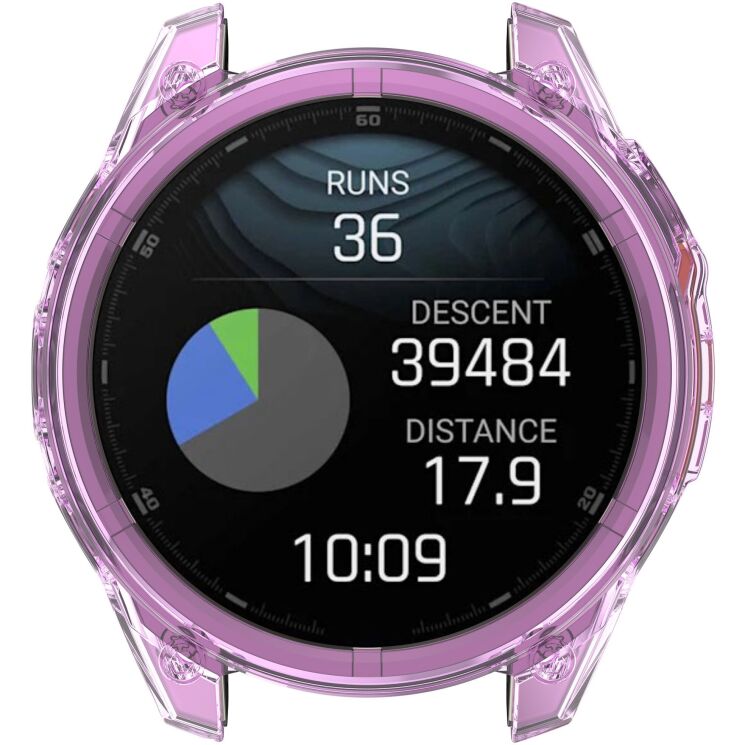 Захисний чохол UniCase Clear Cover для Garmin Fenix 8 (43mm) - Transparent Purple (367307V) Захисний чохол UniCase Clear Cover для Garmin Fenix 8 (43mm) - Transparent Purple: фото 6 з 7