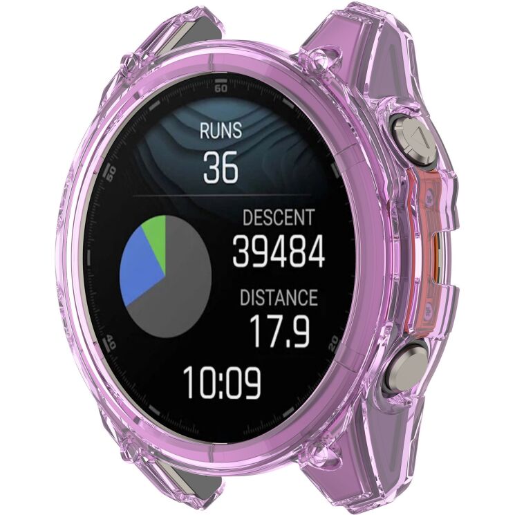 Захисний чохол UniCase Clear Cover для Garmin Fenix 8 (43mm) - Transparent Purple (367307V) Захисний чохол UniCase Clear Cover для Garmin Fenix 8 (43mm) - Transparent Purple: фото 4 з 7