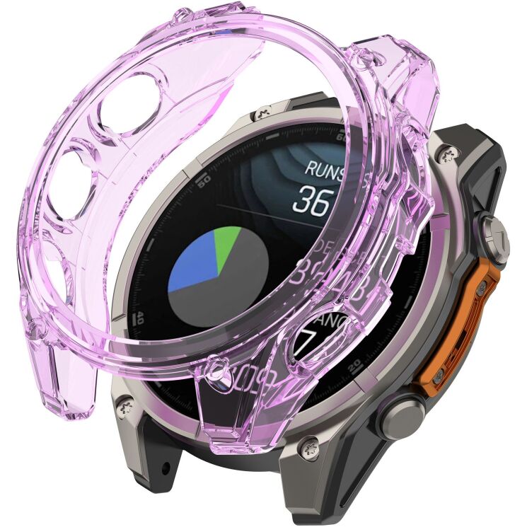 Захисний чохол UniCase Clear Cover для Garmin Fenix 8 (43mm) - Transparent Purple (367307V) Захисний чохол UniCase Clear Cover для Garmin Fenix 8 (43mm) - Transparent Purple: фото 1 з 7