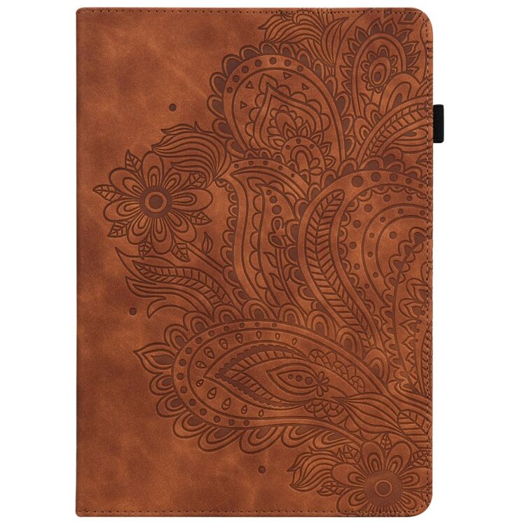 Захисний чохол UniCase Flower для Lenovo Tab M11 (TB330) / Xiaoxin Pad 2024 - Brown: фото 3 з 10