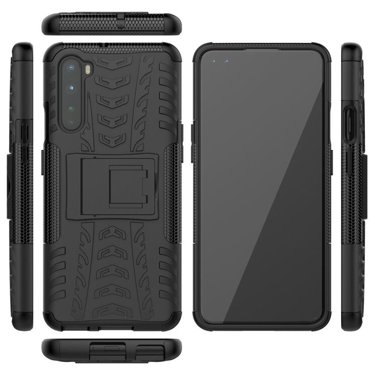 Защитный чехол UniCase Hybrid X для OnePlus Nord - Black: фото 2 из 9