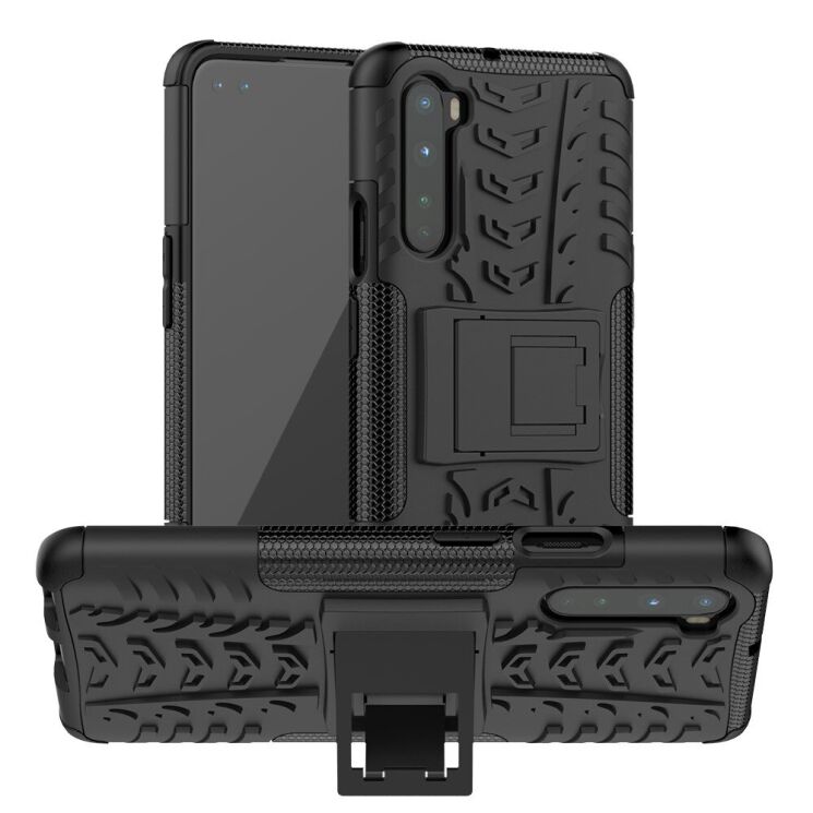 Защитный чехол UniCase Hybrid X для OnePlus Nord - Black: фото 1 из 9