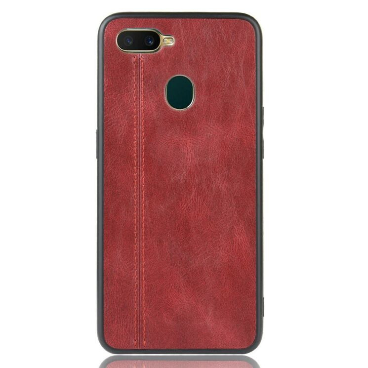 Захисний чохол UniCase Leather Series для OPPO A12 - Red: фото 2 з 10