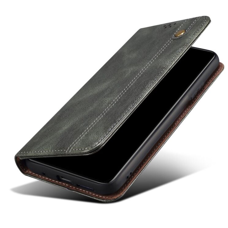 Защитный чехол UniCase Leather Wallet для Samsung Galaxy S22 Ultra - Green: фото 7 из 29