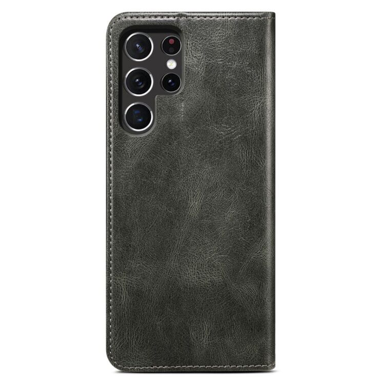Защитный чехол UniCase Leather Wallet для Samsung Galaxy S22 Ultra - Green: фото 5 из 29