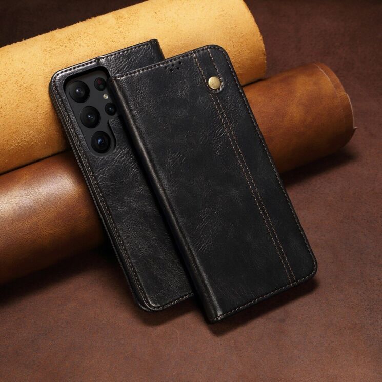 Захисний чохол UniCase Leather Wallet для Samsung Galaxy S25 Ultra (S938) - Black: фото 7 з 7