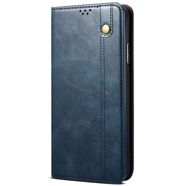 Защитный чехол UniCase Leather Wallet для Xiaomi Poco F5 / Redmi Note 12 Turbo - Blue: фото 6 из 8