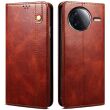Защитный чехол UniCase Leather Wallet для Xiaomi Poco F7 Pro - Brown (378638Z)