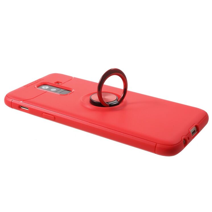Защитный чехол UniCase Magnetic Ring для Samsung Galaxy J8 2018 (J810) - Red: фото 6 из 7