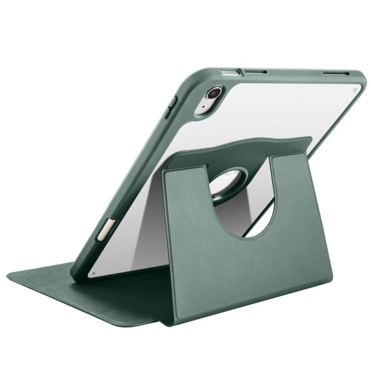 Захисний чохол UniCase Rotary Stand для Apple iPad 10.9 (2022) / iPad 11 (2025) - Blackish Green: фото 7 з 7