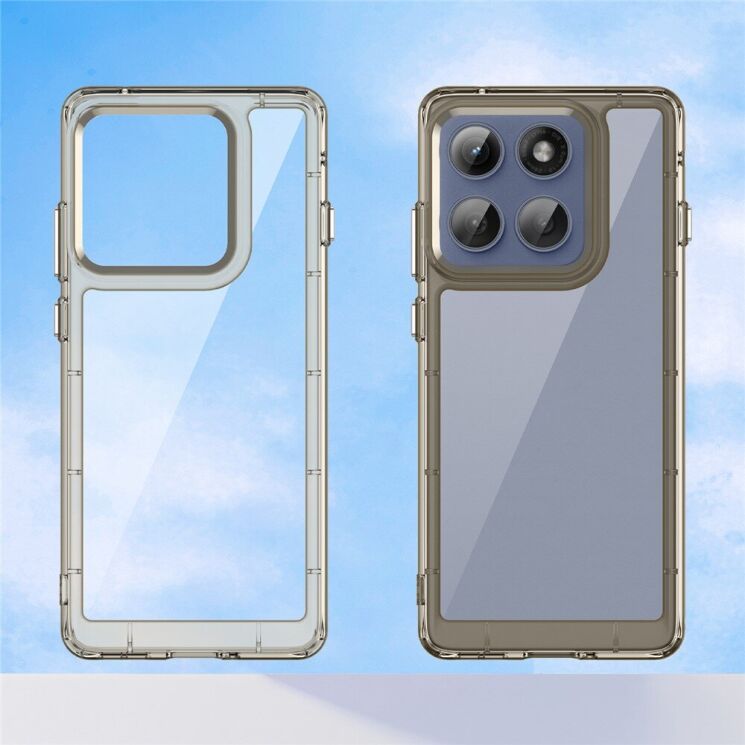 Захисний чохол UniCase Rugged Shield для Motorola Edge 60 Pro - Transparent Grey: фото 2 з 8