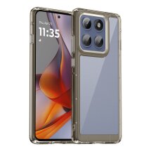 Захисний чохол UniCase Rugged Shield для Motorola Edge 60 Pro - Transparent Grey: фото 1 з 8