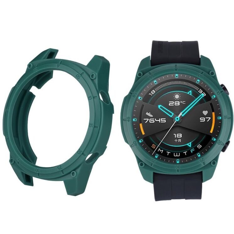 Защитный чехол UniCase Silicone Cover для Huawei Watch GT2 46mm - Dark Green: фото 1 из 5