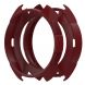 Защитный чехол UniCase Silicone Cover для Samsung Galaxy Watch 42mm - Wine Red (116910WR). Фото 4 из 7