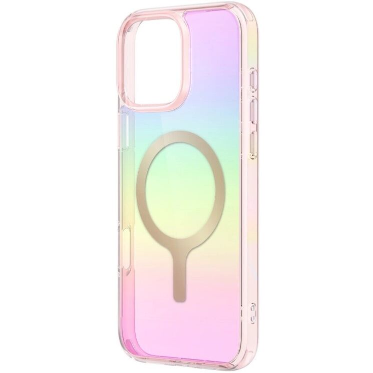 Захисний чохол UNIQ Iridescia для Apple iPhone 16 Pro Max - Pink Prism: фото 2 з 8