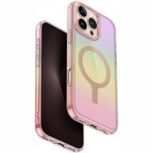Захисний чохол UNIQ Iridescia для Apple iPhone 16 Pro Max - Pink Prism: фото 1 з 8