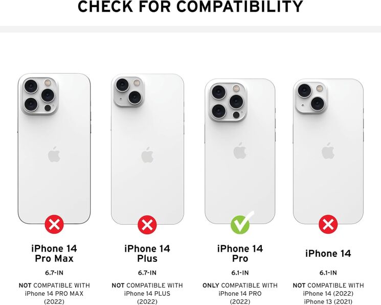 Захисний чохол URBAN ARMOR GEAR Monarch Pro Kevlar MagSafe для iPhone 14 Pro (114030113940) - Kevlar Black: фото 5 з 5