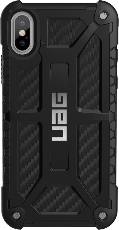Захисний чохол URBAN ARMOR GEAR (UAG) Monarch для Apple iPhone X / iPhone XS (IPHX-M-X) - Carbon Fiber: фото 1 з 8