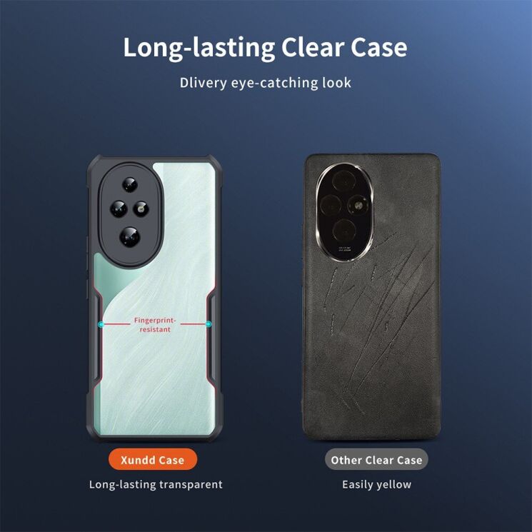 Защитный чехол XUNDD Rugged Case для Honor 200 - Green: фото 4 из 8