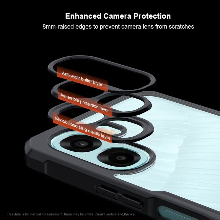 Защитный чехол XUNDD Rugged Case для OPPO A6x - Black: фото 5 из 8