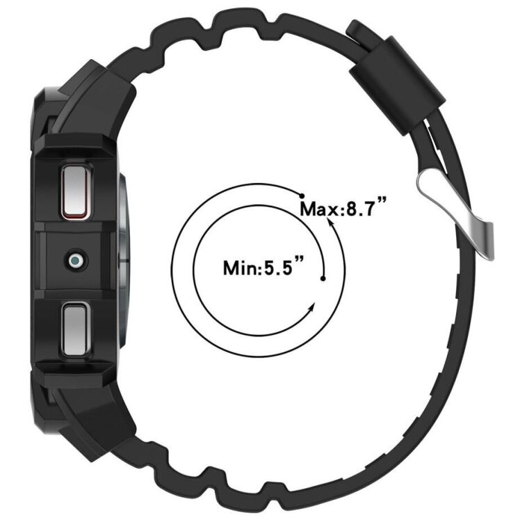 Защитный комплект Deexe Urban Armor для Samsung Galaxy Watch 7 (44mm) - Green: фото 11 из 12