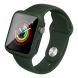 Захисний комплект IMAK Watch Strap + Case для Apple Watch 42 mm - Dark Green (251866DG). Фото 3 з 14