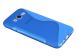 Силиконовая накладка Deexe S Line для Samsung Galaxy J5 (J500) - Blue (110505L). Фото 4 из 7