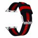 Ремешок UniCase Nylon для Apple Watch 42 (Series 10) / 41 / 40 / SE 40 / 38 - Black / Red (236202B). Фото 3 из 10