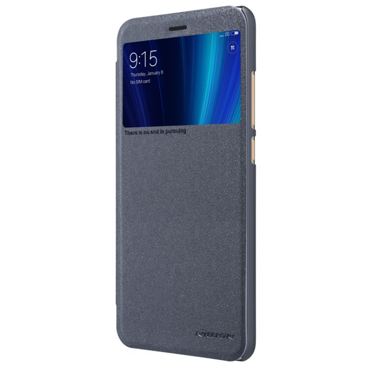 Чехол-книжка NILLKIN Sparkle Series для Xiaomi Mi 6X / Mi A2 - Black: фото 4 из 16
