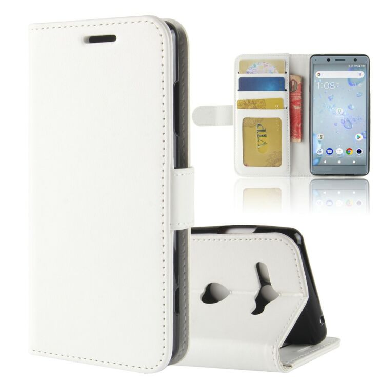 Чехол-книжка Deexe Wallet Style для Sony Xperia XZ2 Compact - White: фото 1 из 9