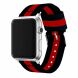Ремешок UniCase Nylon для Apple Watch 42 (Series 10) / 41 / 40 / SE 40 / 38 - Black / Red (236202B). Фото 2 из 10