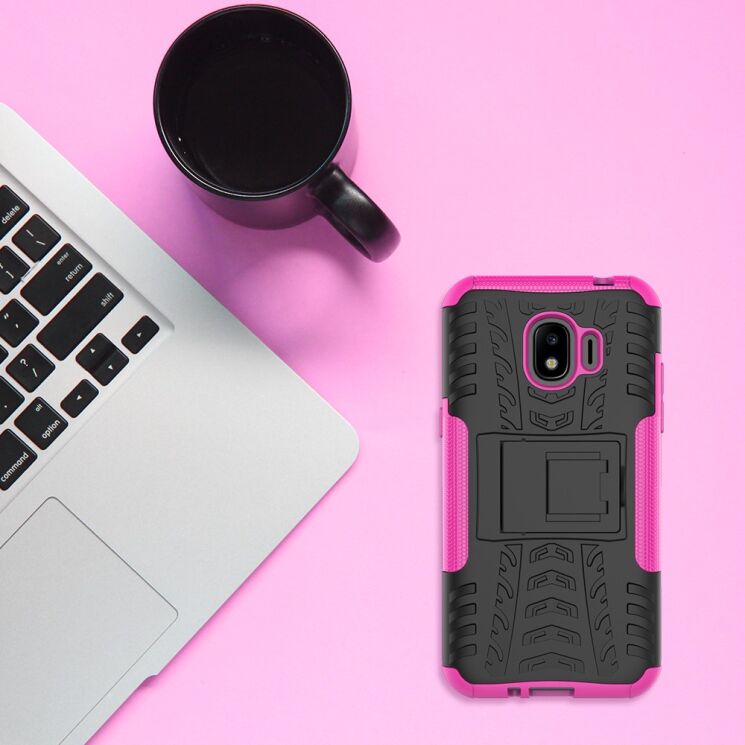 Защитный чехол UniCase Hybrid X для Samsung Galaxy J2 2018 (J250) - Magenta: фото 3 из 3