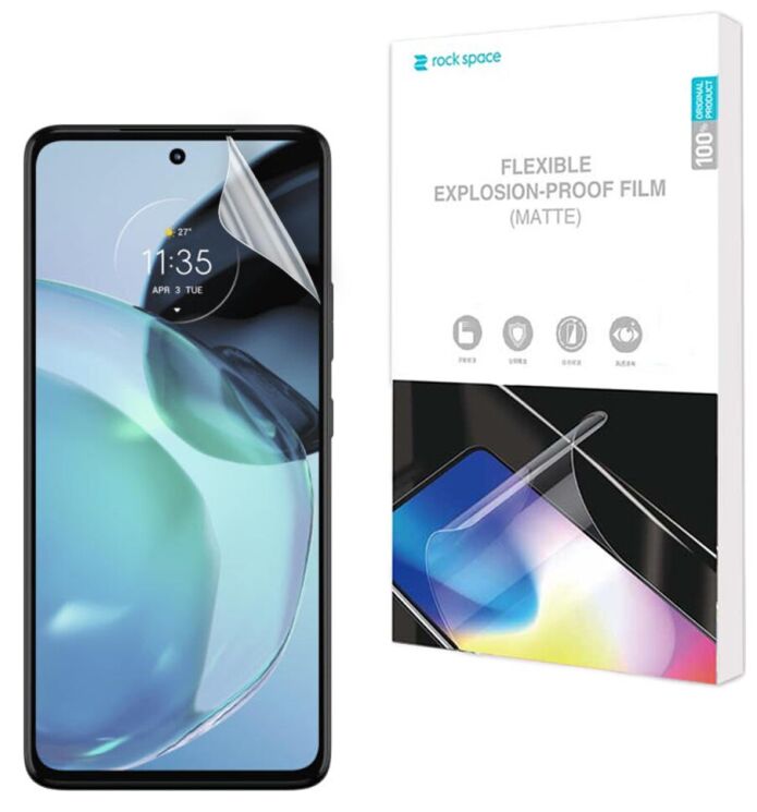 Антиблікова плівка на екран RockSpace Explosion-Proof Matte для Motorola Moto G72: фото 1 з 8