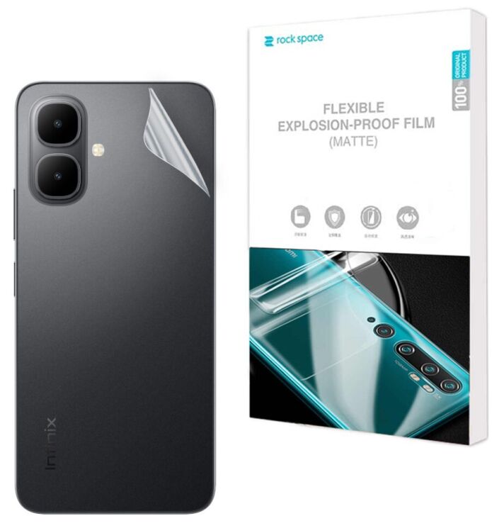 Антибликовая пленка на заднюю панель RockSpace Explosion-Proof Matte для Infinix Smart 10: фото 1 из 9