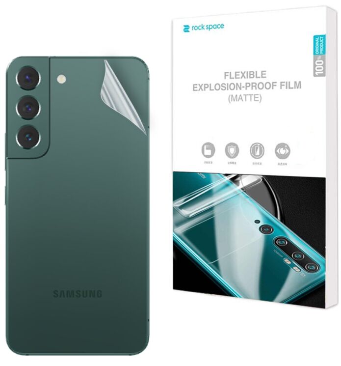 Антиблікова плівка на задню панель RockSpace Explosion-Proof Matte для Samsung Galaxy S22 (S901): фото 1 з 9