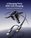 Автомобильное зарядное устройство Baseus Enjoyment Max Retractable (90W) + кабель Type-C+Type-C (C00035507121) - Black (923422B). Фото 5 из 8